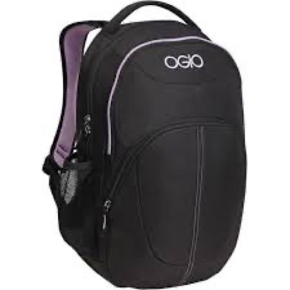 OGIO Pink & Black backpack adjustable straps Melrose protective laptop storage - Picture 10 of 10